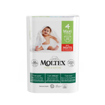 Natahovací plenkové kalhotky Moltex Pure & Nature Maxi 7-12 kg (22 ks)