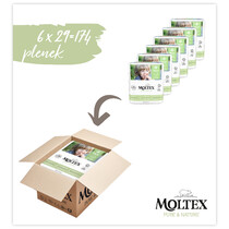 Plenky Moltex Pure & Nature Maxi 7-14 kg - ekonomické balení (6 x 29 ks)