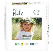 Natahovací plenkové kalhotky ECO by Naty XL 16+ kg (18 ks)