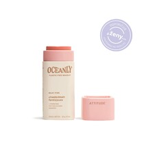 Tuhá krémová tvářenka ATTITUDE Oceanly - Silky Pink 8,5 g