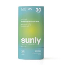 100 % minerální ochranná tyčinka na celé tělo ATTITUDE (SPF 30) bez parfemace 60 g